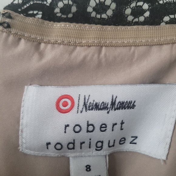 Chantilly Lace Black/Fleshtone Little Black dress PERFECT NYE PARTY DRESS - Picture 3 of 4